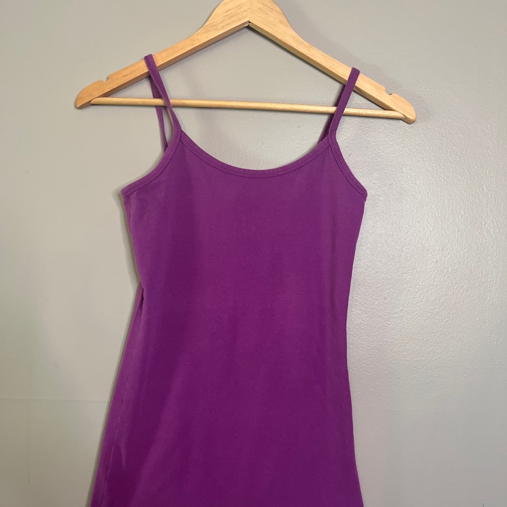Buckle tank top purple size medium